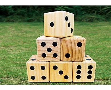 Crane Wooden Dice or Ring Toss