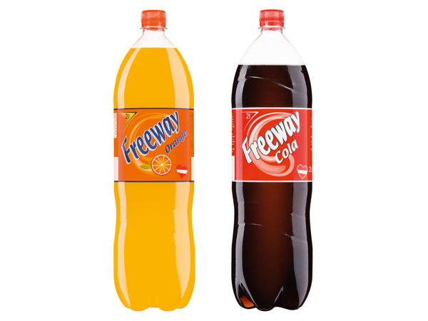 FREEWAY Cola, Zitronen-, Orangen- oder Kräuterlimonade