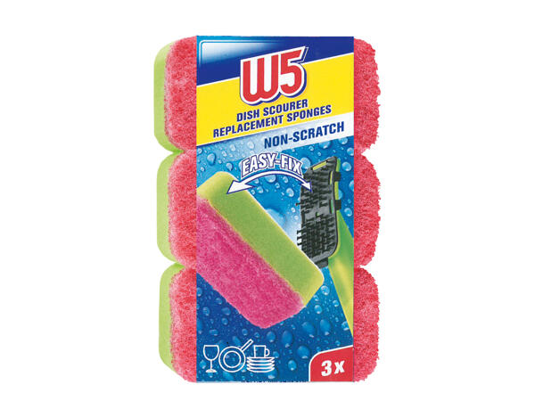 Sponges with Detergent Dispenser or 3 Replacement Sponges