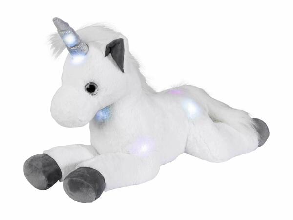 Peluche unicornio con LED