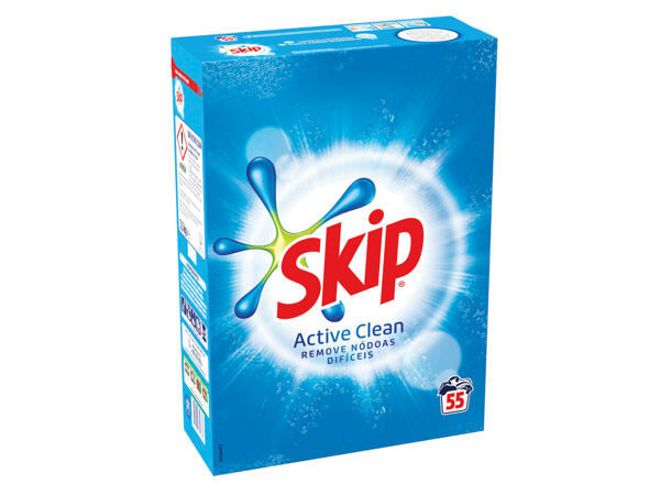 Skip(R) Detergente em Pó Active Clean 55 Doses