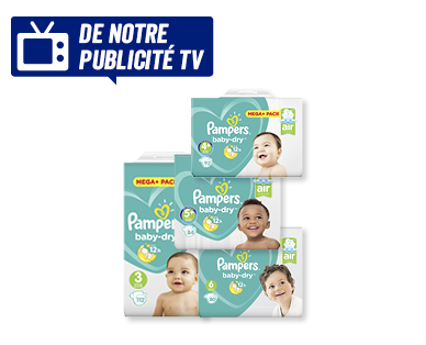 Couches Baby Dry, mégapack PAMPERS(R)