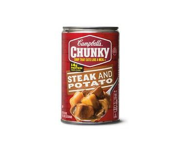Campbell's Chunky Steak & Potato or Chicken Pot Pie Soup