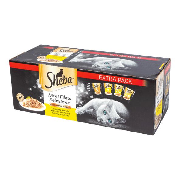 SHEBA(R) 				Nourriture pour chats en maxipack, 40 pcs