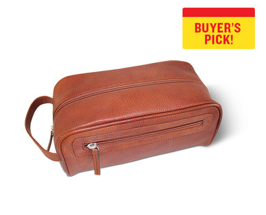 Royal Class Genuine Leather Toiletry Bag