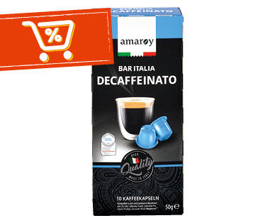 AMAROY Capsule caffè Decaffeinato