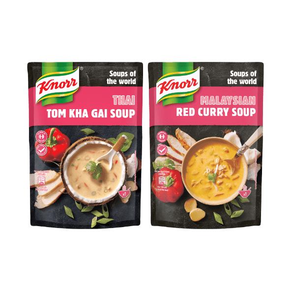 Tom Kha Gai eller Malaysian red curry suppe