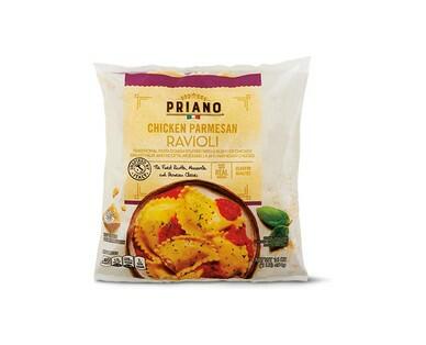 Priano Italian Sausage or Chicken Parmesan Ravioli
