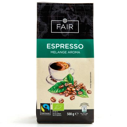 Grains de café expresso Fairtrade