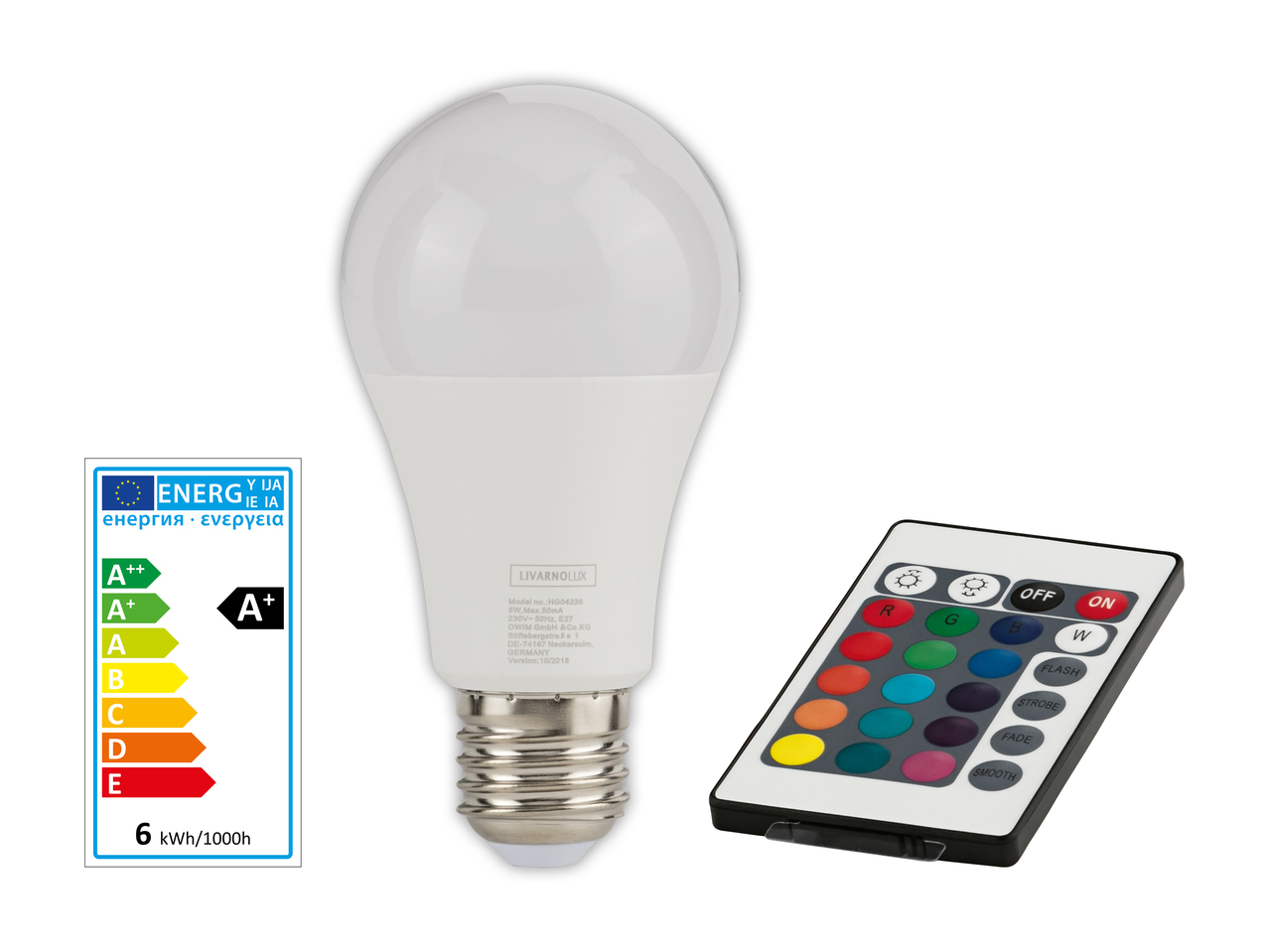 Ampoule à LED à couleur variable