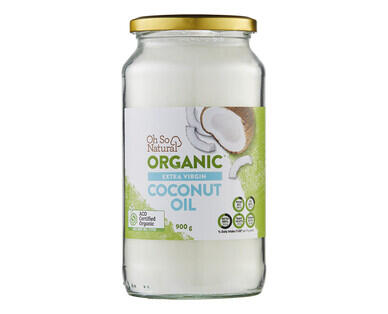 Oh So Natural Organic Extra Virgin Coconut Oil 900g - Aldi — Australia ...