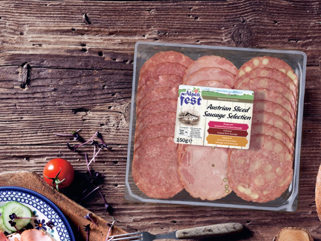 Austrian Sliced Sausage Selection