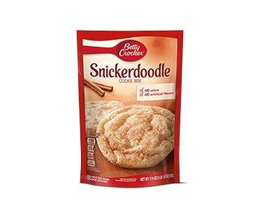 Betty Crocker Peanut Butter or Snickerdoodle Cookie Mix