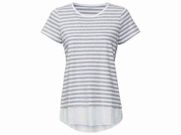 Esmara(R) T-Shirt com Folho para Senhora