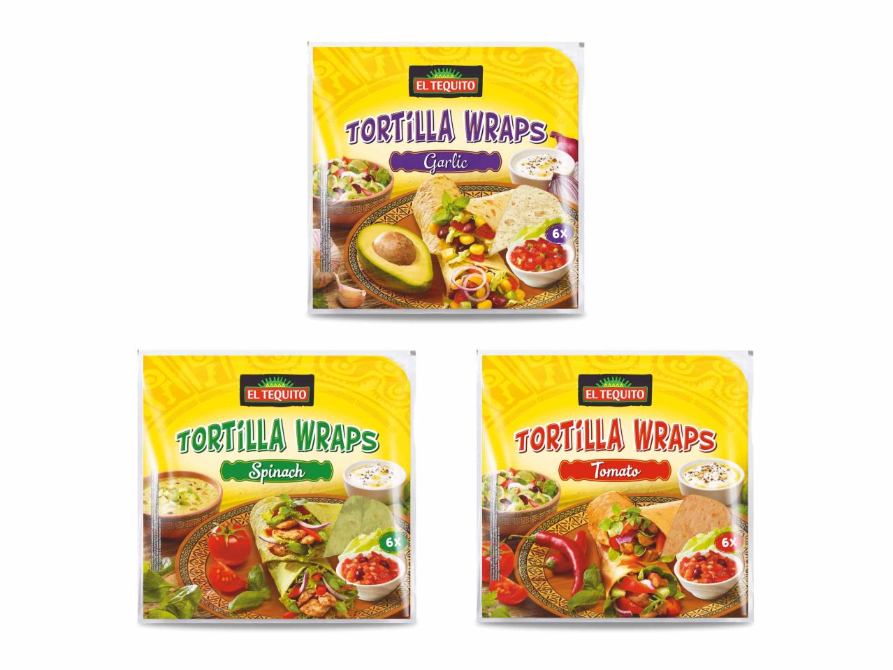 Wraps pour tortillas