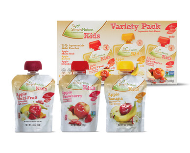 Simply Nature Fruit Squeezies Variety Pack