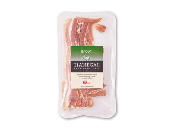 Økologisk Hanegal bacon i skiver