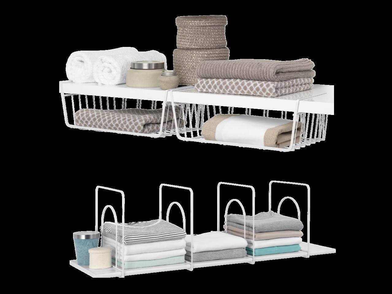 LIVARNO LIVING Shelf Storage Baskets/Dividers