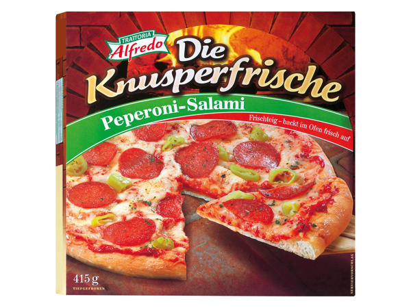 Trattoria Alfredo Die knusperfrische Pizza