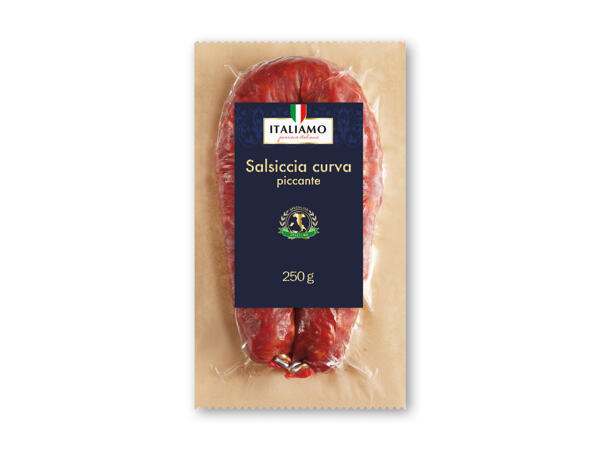 Strolghino salami eller stærk Salsiccia pølse