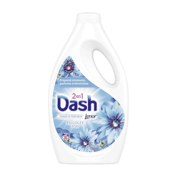 DASH(R) 				Lessive liquide 2-en-1