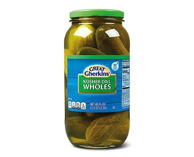 Great Gherkins 
 Whole Pickles