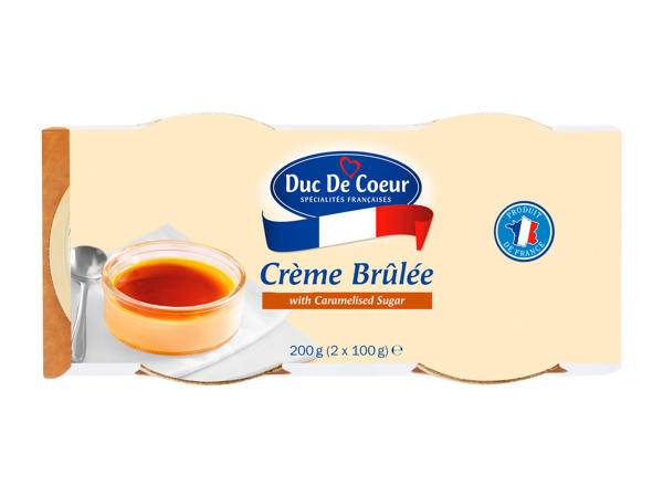 Crème Caramel/ Crème Brûlée