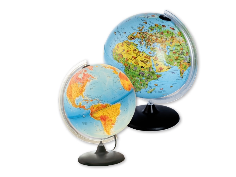 Melinera(R) Illustrated or Illuminated Globe