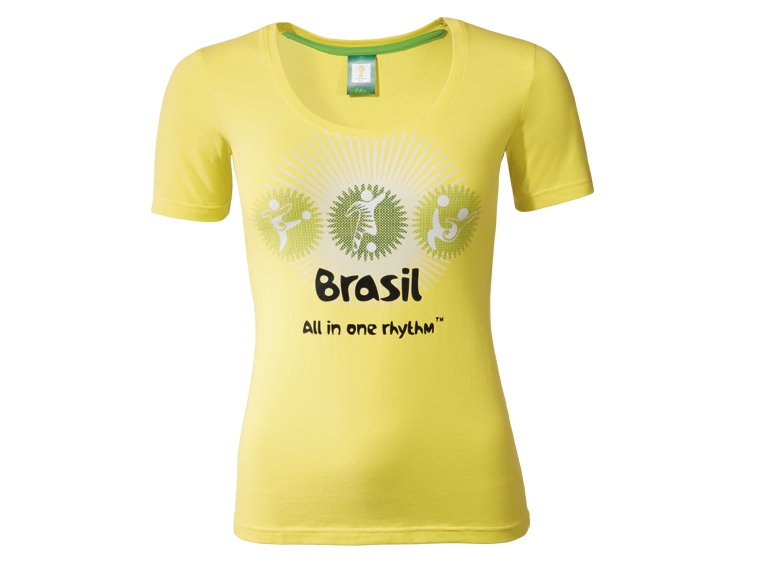 Tee-shirt femme France ou Brésil