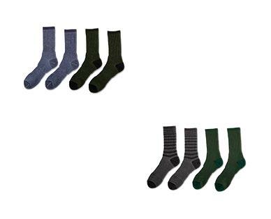 Adventuridge 
 Men's or Ladies' 2-Pair Thermal Socks