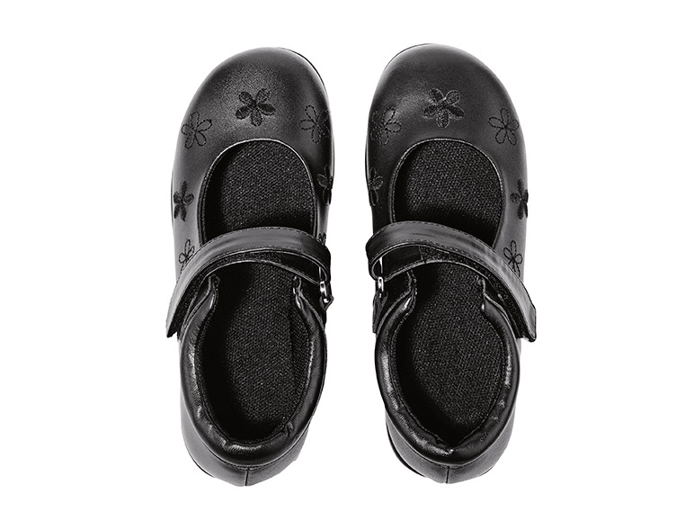 SMART START Girls' Leather School Shoes