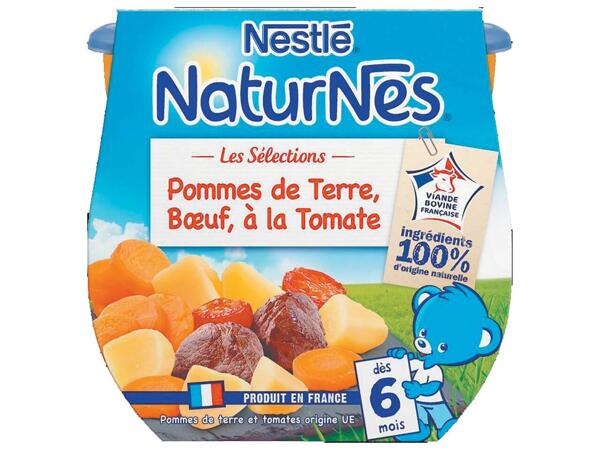 Nestlé NaturNes pommes de terre, bœuf à la tomate