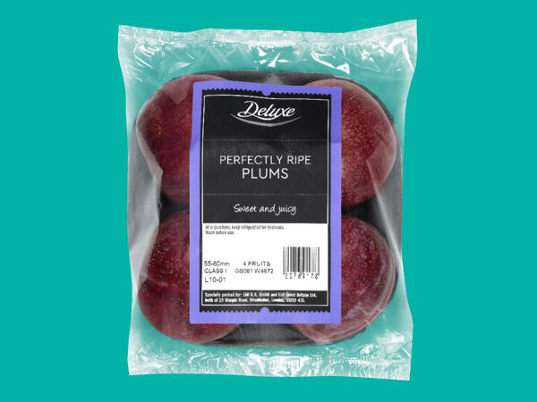 Deluxe 4 Perfectly Ripe Plums