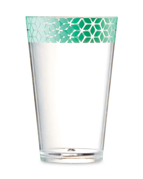 4 Pack Blue and Teal Tumblers