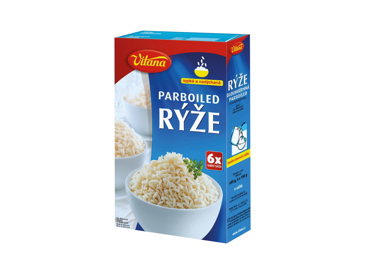 Vitana rýže v sáčcích parboiled/dlouhozrnná
