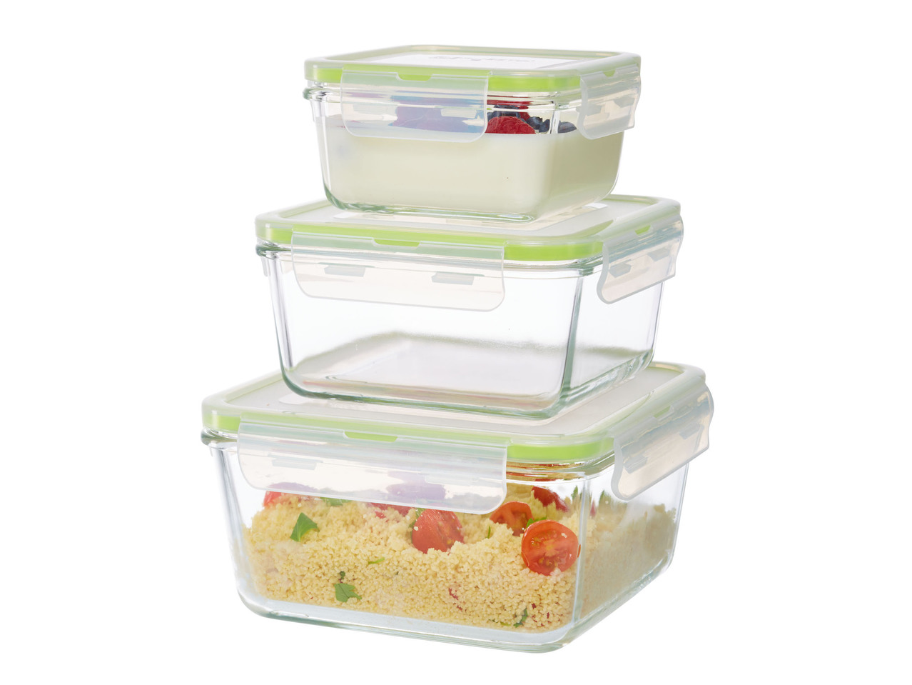 Glass Food Storage Containers Set
