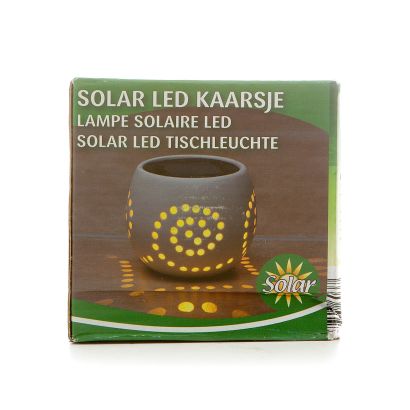 Bougie LED solaire