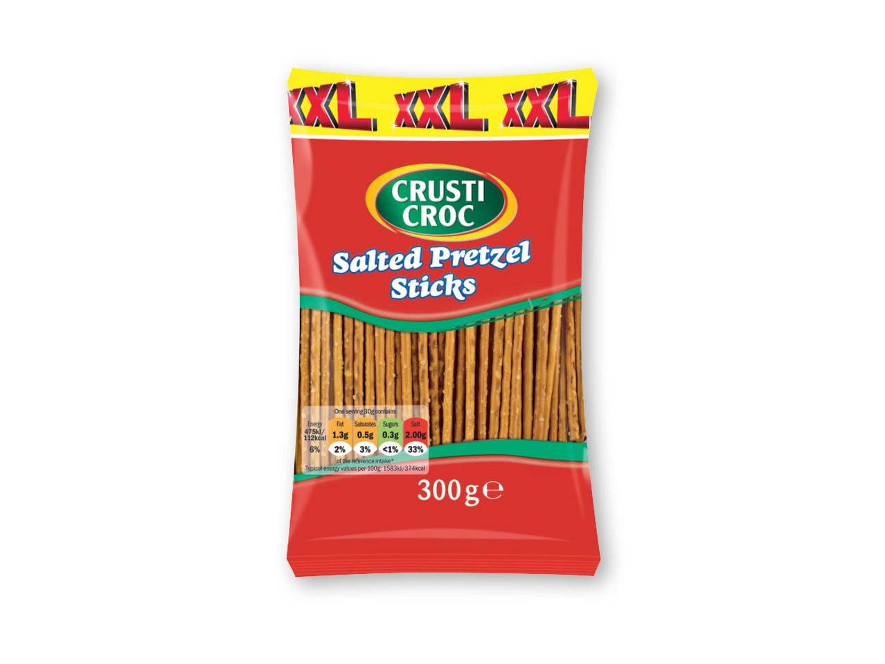 CRUSTI CROC(R) Salted Pretzel Sticks