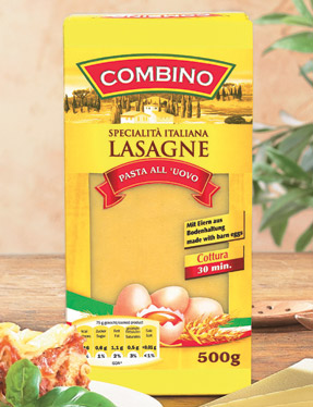 Pâtes pour lasagnes aux œufs