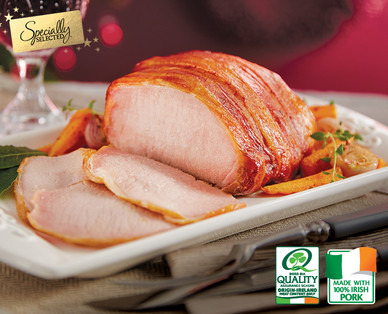 Specially Selected Irish Smoked Eye Loin Joint Wrapped in Streaky Bacon