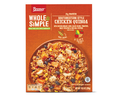 Whole & Simple Southwest or Mediterranean Chicken Quinoa