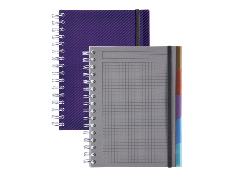 Spiral-Bound Notebook with Dividers