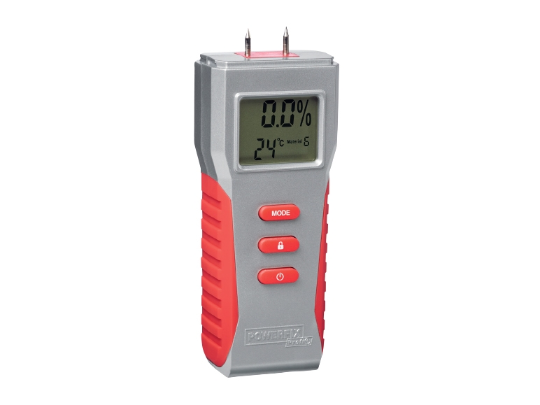 POWERFIX Ultrasonic Distance Meter, Multi-Purpose Detector or Moisture Meter