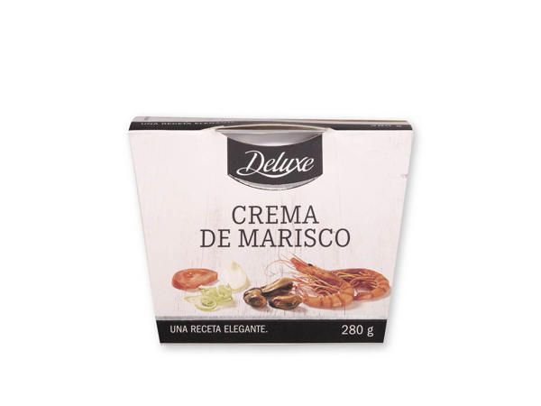 'Deluxe(R)' Crema de marisco / Sopa de pescado