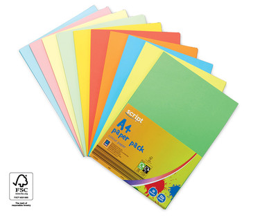 A4 Colour Paper Pack