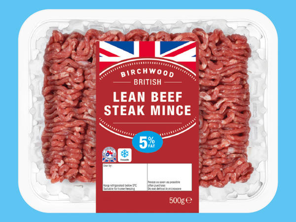 Beef Steak Mince, 5% Fat