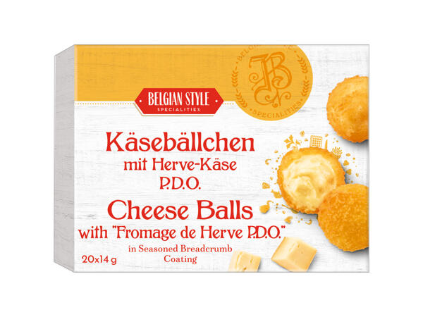 Cheese Balls with Herve PDO Cheese
