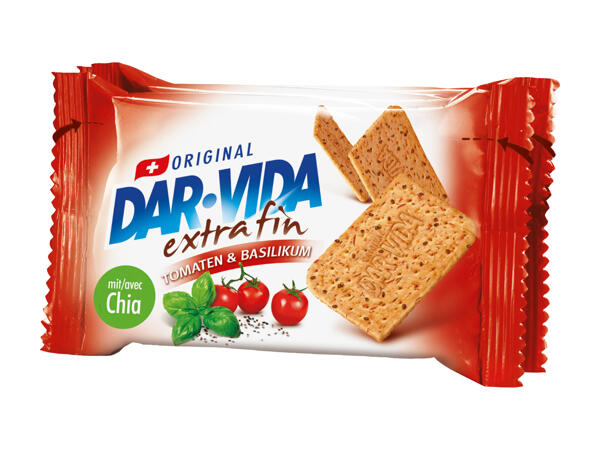 Crackers tomate et basilic DAR-VIDA