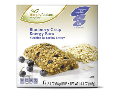 SimplyNature Energy Bars
