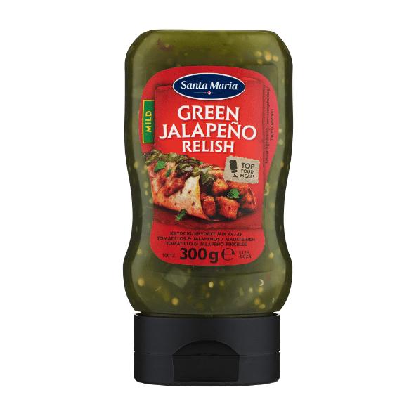 Green jalapeño relish
